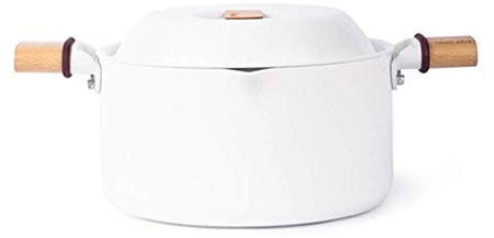 OQHAIR Cacerola, sartén Antiadherente con Tapa Cocina para Sopa u Cocina para estofado de Sopa para el hogar u Cocina para Ramen u Utensilios de Cocina de la Serie de Cocina de inducción