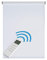 Estor Motorizado Opaco Estor Enrollable Blackout con Motor y Mando. Estores Opacos eléctricos Automáticos con Batería Oscuridad Total Estores para Ventanas y Puertas STORESDECO Blanco 120x250 cm