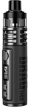 Wester Original VOO'POO Drag H40 Pod Mod Kit 40W Batería incorporada de 1500mAh 5ml PnP Pod 2 E-cigs RBA/Modo SMART MTL DTL Vape (Pistola de metal) - Sin Nicotina