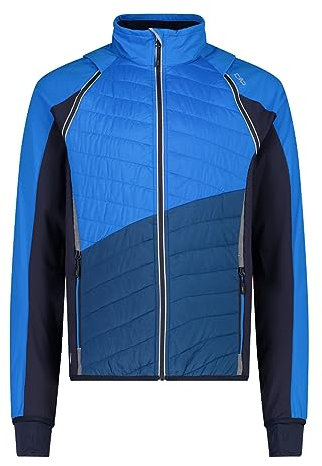 CMP Leichte Softshelljacke für Herren mit abnehmbaren Ärmeln, Softshelljacke Light für Herren, River B.blue, 66