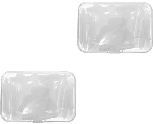 Beavorty 2ensembles Kit De Pinceaux à Lèvres Pratique De Applicateurs De Masque à Lèvres Et Pinceaux De Maquillage Silicone Semi-transparent Pour Professionnels Et Débutants