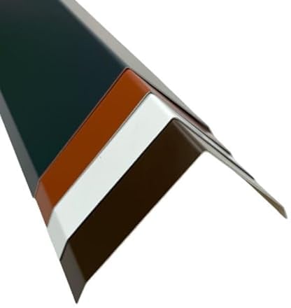 Firstblech Gratblech Dach Dachblech Alu Aluminium farbig 2 m lang 0,8 mm stark (Alu anthrazit RAL 7016, Zuschnitt 40 cm)