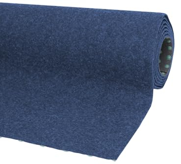 misento Kunstrasen Outdoor Teppich - wetterfester Rasenteppich für Balkon, Terrasse & Garten - leicht zu verlegen - 400 x 300 cm, Blau