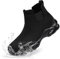 LARNMERN Hombre Zapatos de Seguridad Botas de Chelsea Impermeable Puntera de Acero Slip On Calzado de Seguridad Sin Cordones Acolchado cómodo Transpirable Ligeros Aire Acolchado(37.5, Negro)