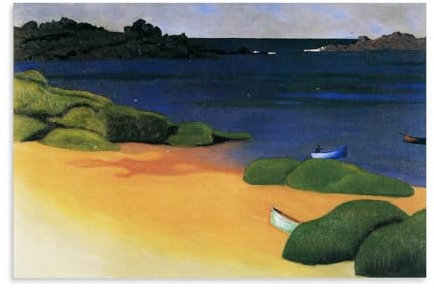 JUYOZ Felix Vallotton Malerwerke, Bucht von Tregastel, Poster, Leinwand, Wandkunst, Bild, Drucke, zum Aufhängen, Foto, Geschenkidee, Dekoration, Heimkunstwerke, 20 x 30 cm