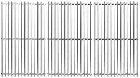 jkxoo 47 cm Edelstahl-Koch-Ersatzgrill für Weber Genesis 2 GS4 Roste 66089 66097 LX 400 SER GBS S-435, Weber Genesis II E-410, E-435, S-435, SE-410, Kitchen-Aid 720-0856V 740-00 781
