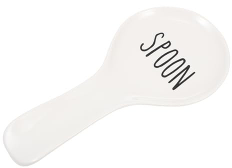 Amosfun Support à Louche à Soupe pour Restaurant Support à Cuillère en Céramique Design Unique pour La Décoration de