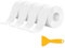 4 Rolls Bath Sealant Strip Self Adhesive, Bathroom Sealant Tape, Bathroom Sealant Strip White, Bath Sealant Tape Waterproof Bathroom Tape, Caulk Tape for Toilet, Bathtub, Sink, Wall Corner, Kitchen