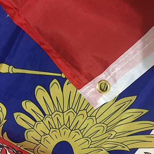 90 * 150 Cm Russia Bandiera Nazionale Bandiera in Poliestere per attività Office Festival Decorazioni per la Casa Country Russa