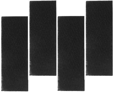 4 Stück Aktivkohlefilter, Universal, Aktivkohlefilter katzenklo und Küchenkomposter, Geruchsneutralisierende Schwammfilter, Effektive Geruchsbekämpfung, Einfache Anwendung,