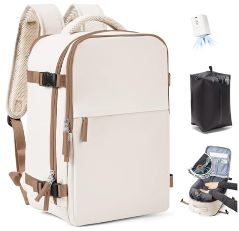 SZLX Vakuum Rucksack Ryanair Handgepäck 40x30x20 Wizzair Rucksack 40x30x20 für Ryanair Reiserucksack Flugzeug Easyjet Handgepäck Laptop Rucksack 14 Zoll Untersitz Kofferrucksack