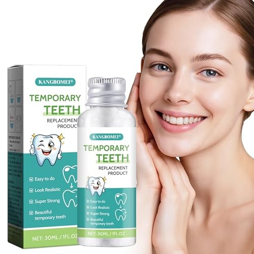 Kits de empastes dentales temporales, kit de reparación de empastes dentales, perlas de reparación dental para la fijación temporal de empastes dentales faltantes y rotos
