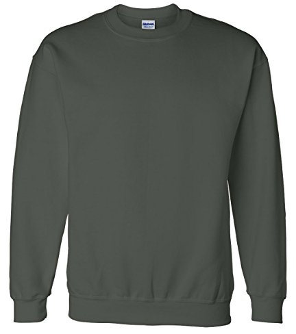 Gildan Heavy Blend Unisex Adult Crewneck Sweatshirt (M) (Forest Green)