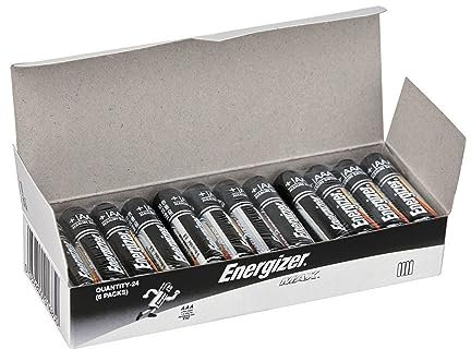 Energizer E92 Regular Alkaline AAA Batteries, 1.5 V, 12/pack