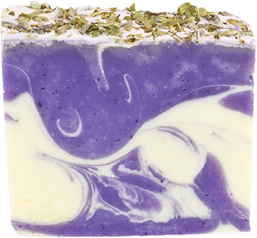 GREENDOOR handgesiedete Naturseife Eisenkraut-Lavendel, milde umweltfreundliche Seife vegan 100g aus der Naturkosmetik Manufaktur, Natur, natürliche Handseife