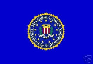 Fahne USA FBI Flagge Grösse 1,50x0,90m - FRIP –Versand®