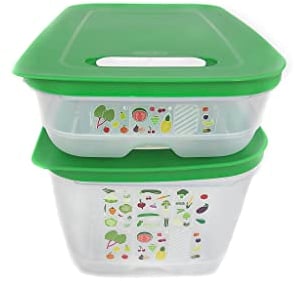 TUPPERWARE Kühlschrank 4,4 L + 1,8 L dunkelgrün KlimaOase PrimaKlima Klimakönig
