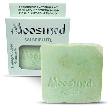 Moosmed Salbeiblüte Naturseife - vegane Bio-Seife handgefertigt in Deutschland