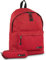 ITACA - Sac À Dos pour College, Sac Dos Élégant, Sac A Dos Femme et Homme, Sacs À Dos Loisir. Sac Dos Rouge. Sac a dos College