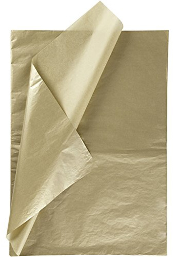Seidenpapier, Blatt 50x70 cm, 14 g, gold, 25Blatt