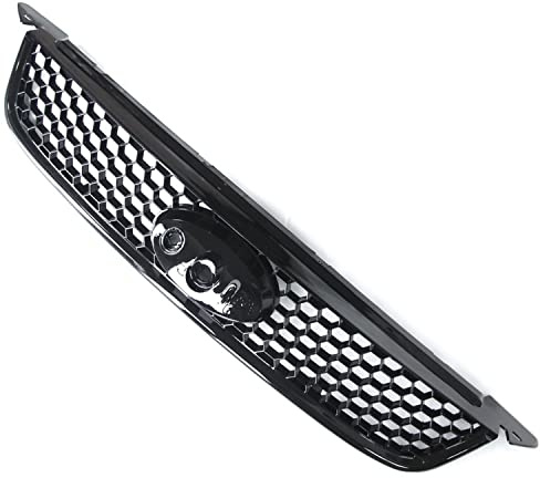 Underground Parts Gloss Black Honeycomb Front Radiator Grille for Ford Focus mk2 Facelift