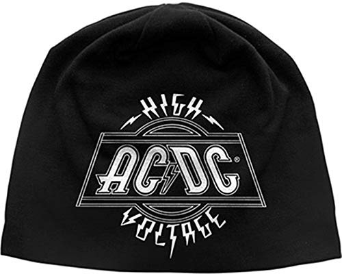 AC/DC Unisex Beanie Hat Voltage Multicoloured