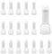 CEEYSEE 100Pcs Closed End Wire Connectors Nylon Crimp Caps Crimp Closed Line Splice Terminals Connectors (CE1)