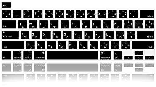 MMDW Japanese Language Silicone Keyboard Cover Skin for MacBook Pro 16 inch A2141 2019+,for MacBook Pro 13 with Magic Keyboard &for MacBook Pro M1 Chip A2338/A2251/A2289 2020+ US Version