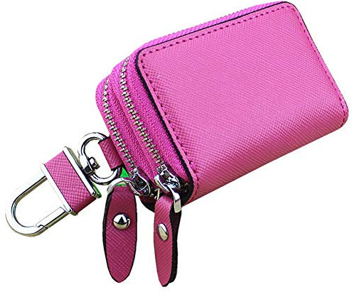 Herbests Autoschlüssel Hülle Schlüsseltasche für Damen Herren, Leder Schlüsseletui für Schlüsselbund Schlüsselmäppchen Münztasche Auto Ledertasche, Fernbedienung schlüsseletui Autoschlüssel Sicher