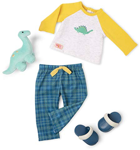 Our Generation - Deluxe Jungen Outfit -Schlafanzug mit Dinos