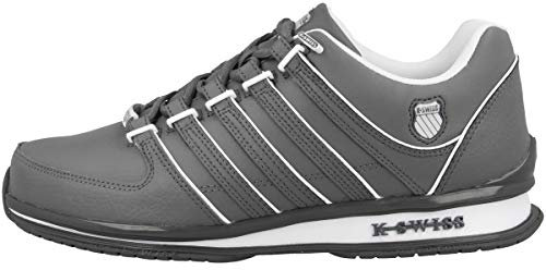K-Swiss Herren Rinzler Sneaker, Charcoal/White, 39.5 EU