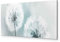 murando HandArt Bilder auf Leinwand Pusteblume 1 tlg Leinwandbild Wandbilder Wohnzimmer Wanddekoration Moderne Kunst - Blumen Natur grau blau Pusteblumen b-B-0223-b-d