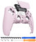 eXtremeRate Touchpad Vorderseite Abdeckung Kompatibel mit ps5 Controller, Hülle Case Front Gehäüse Ersatz Schale mit Touch Pad Abdeckung für ps5 Controller(Pink)