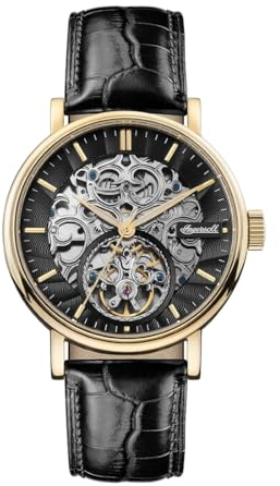 Ingersoll The Charles Gents Automatic Watch I05802 with a Stainless Steel case and Genuine Leather Strap