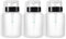VASANA Lot de 3 flacons distributeurs de 200 ml à pompe verrouillable pour dissolvant de vernis à ongles et liquides démaquillants