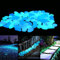 Pierre Lumineuse, 50 Galets phosphorescents pour Aquarium, Cailloux Artificiels Pierres, Artificiels Pierres Décoratives dans la Nuit pour Extérieur Jardin Aquarium Chemins Chambre d'enfant, Bleu