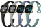 Oielai 4 Stück Kompatibel mit Fitbit Versa 4 Armband/Fitbit Versa 3 Armband/Fitbit Sense Armband/Fitbit Sense 2 Armband Damen Herren, Schlank Silikon Sport Ersatzband für Versa 4/3 Sense 2/1, Klein