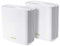 ASUS ZenWiFi XT9 AX7800 Tri-Band WiFi6 Mesh WiFiSystem (2Pack), 802.11ax, up to 5700 sq ft & 6+ Rooms, AiMesh, Lifetime Free Internet Security, Parental Controls, 2.5G WAN Port, UNII 4, White