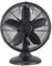 Good Housekeeping All-Metal 12 Retro Table Fan, Matte Black