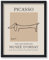 Poster Master Vintage Picasso Poster – Retro Minimalistischer Druck – 20,3 x 25,4 cm ungerahmt Wandkunst – Geschenk für Künstler, Einweihungsfeier – Dackel-Hund, Linienzeichnung, abstrakt –