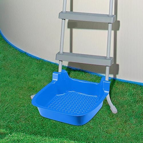 Hailerio Pieds Piscine - Plateau Pieds pour Piscine Pieds pour Échelle Piscine Pédiluve pour Échelle Piscine Accessoires Piscine pour Bassin Bain Pieds pour Échelles Piscine