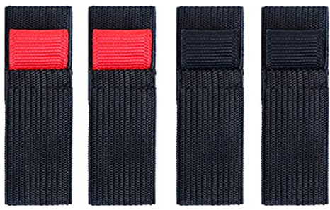 YIGZYCN 4 Stück/Packung Angelspulengürtel, flexibel, elastisch, Angelrolle mit Spulenschutz, Gürtelrolle, Zubehör, Angelausrüstung, Angelrolle, Gürtel, Angelrolle, Gürtel, Angelrolle