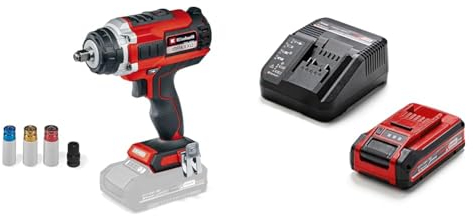 Einhell Professional Akku-Schlagschrauber IMPAXXO 18/450 Power X-Change (Li-Ion, 18 V, 400 Nm, 3-Gang-Getriebe, Bürstenloser Motor, inkl. 3,0 Ah PLUS Akku und Ladegerät)