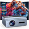 [Electric Focus] Projector with WiFi and Bluetooth, 22000L Car Keystone Outdoor Projector 4K Support, JOWLURK Native 1080p Movie Projector for iOS/Android/TV Stick/HDMI/USB/Laptop/PS5
