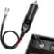 1 Pcs Car Replacement 12V/24V Cigarette Lighter with Male Plug and Lead, For Automobiles, Ships and Other Equipment, Such as Air Purifiers, GPS