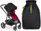 HOTUT Travel Stroller Bag for Airplane,Car Seat Travel Bag for Airplane,Easy Carry Gate Check Double Stroller Bag for Airplane Travel,Pram Bag for Airplane,Car Seat Cover for Airplane Travel,Black