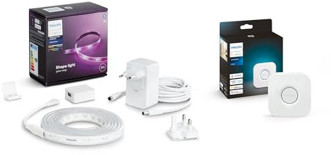 Philips Hue Whte and Colour Ambiance Lightstrip V4 2 Metre and Bridge