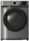 INFINITON Lavadora Carga Frontal WM-N94, 9 kg, 1400 rpm, Vapor Care, 15 Programas, A, Add Clothing, Lavado en frio, INVERTER, Regulación en altura, Display LED (DARK INOX || WM-N94ADK)