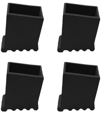 4pcs Ladder Feet Cover, Non Slip Ladder Feet Rubber Pad, Rubber Replacement Step Ladder Feet, Ladder Feet Foot Mat Cushion, Extension Ladder Replacement Part (B)