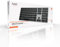 Tastiera wireless in alluminio con tastierino numerico - Grigio Siderale | ITA